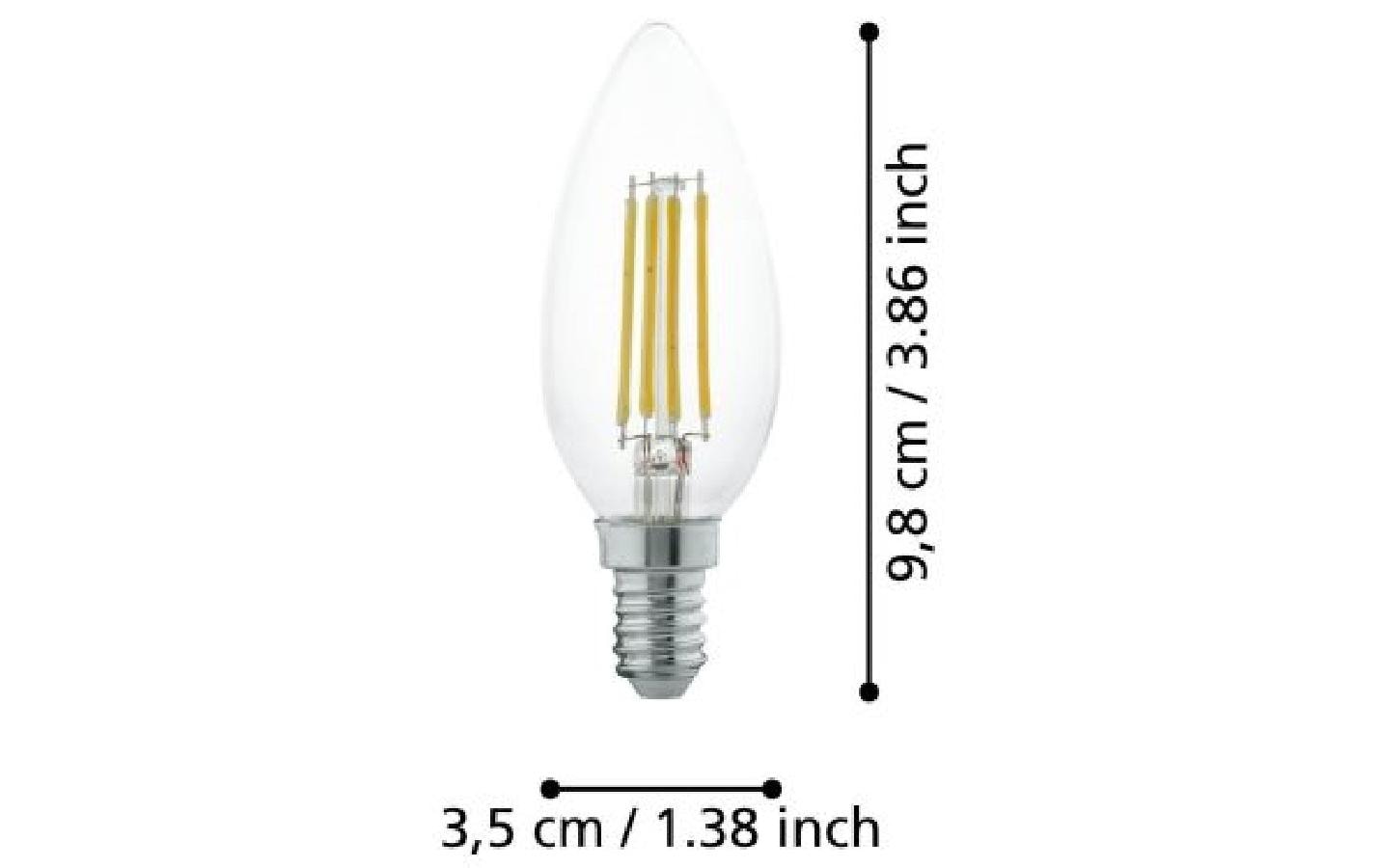 EGLO Leuchten Lampe 4 W E14 Warmweiss