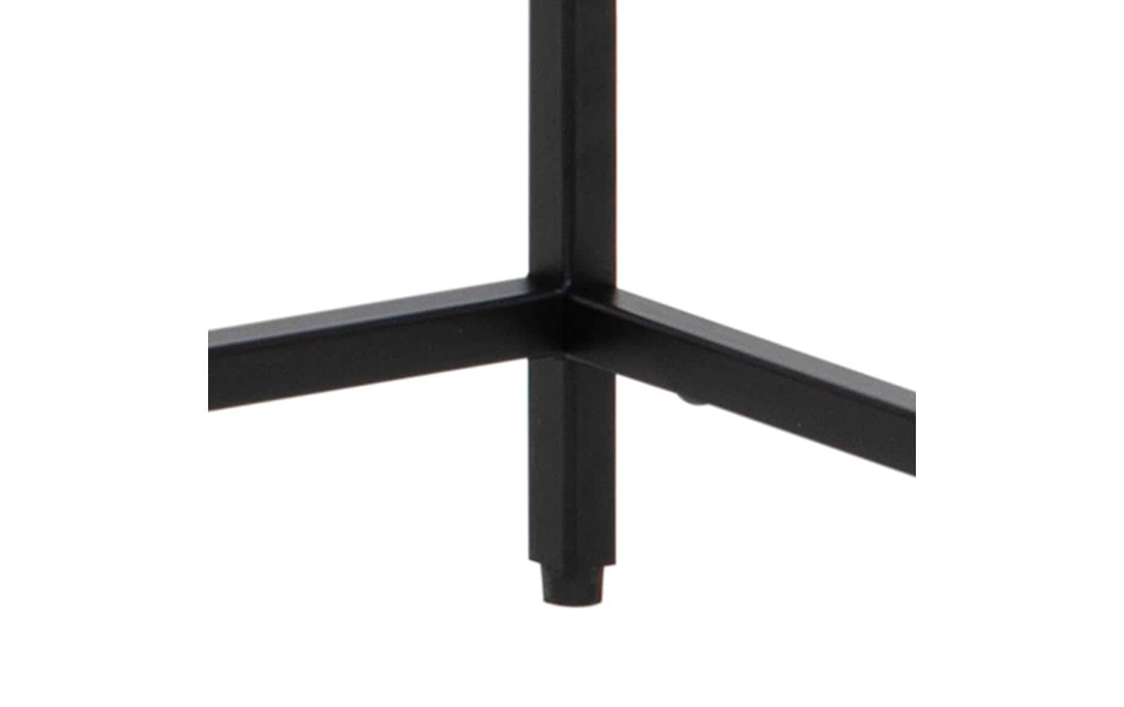 AC Design Konsolentisch Newcastle 100 x 35 x 79 cm, Schwarz