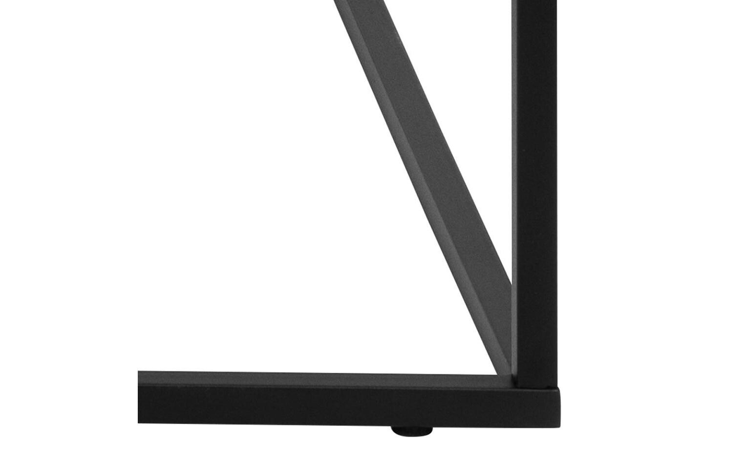 AC Design Couchtisch Barossa 110 x 55 x 45 cm, Schwarz