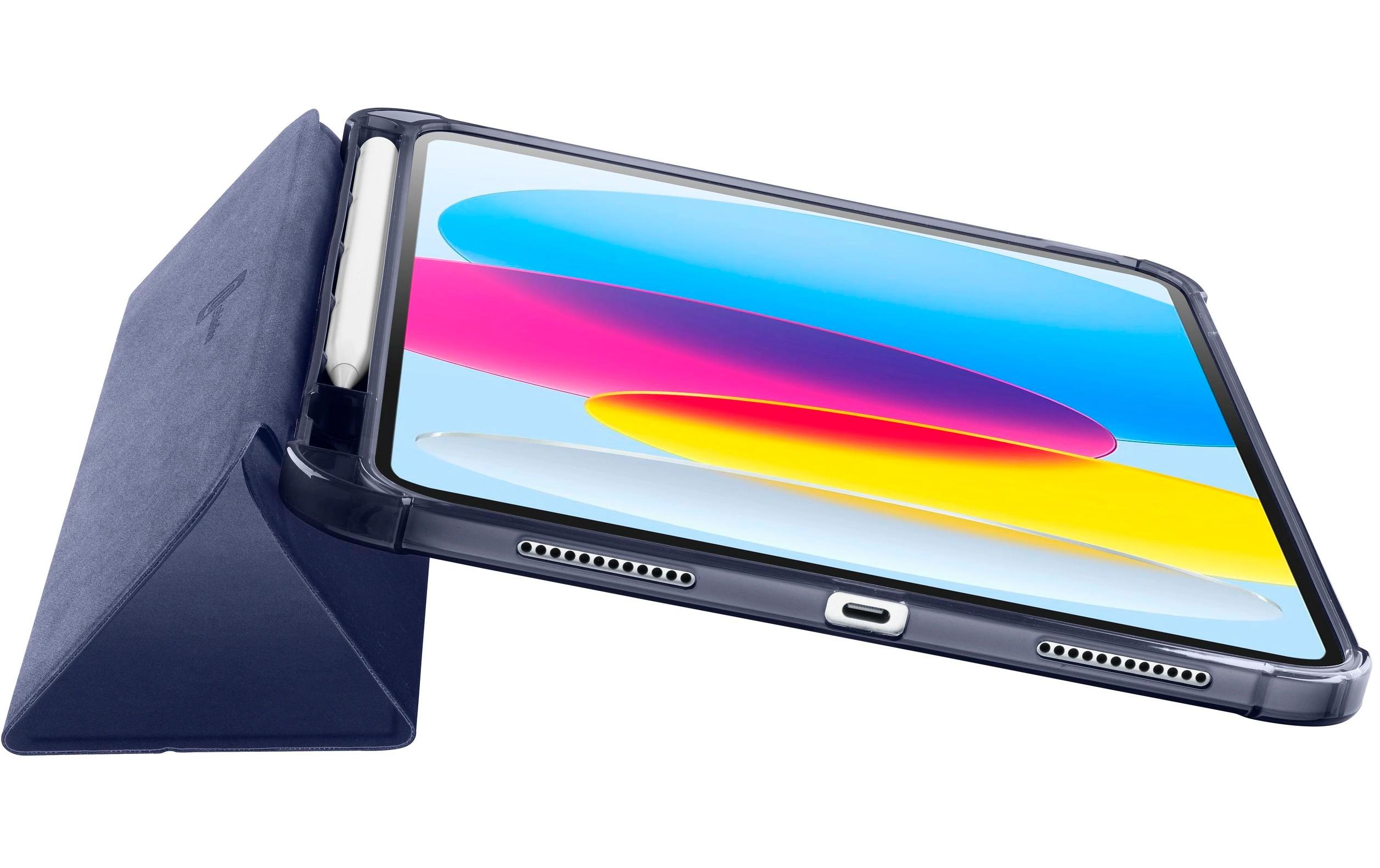 Cellular Line Tablet Book Cover Folio Case Blau