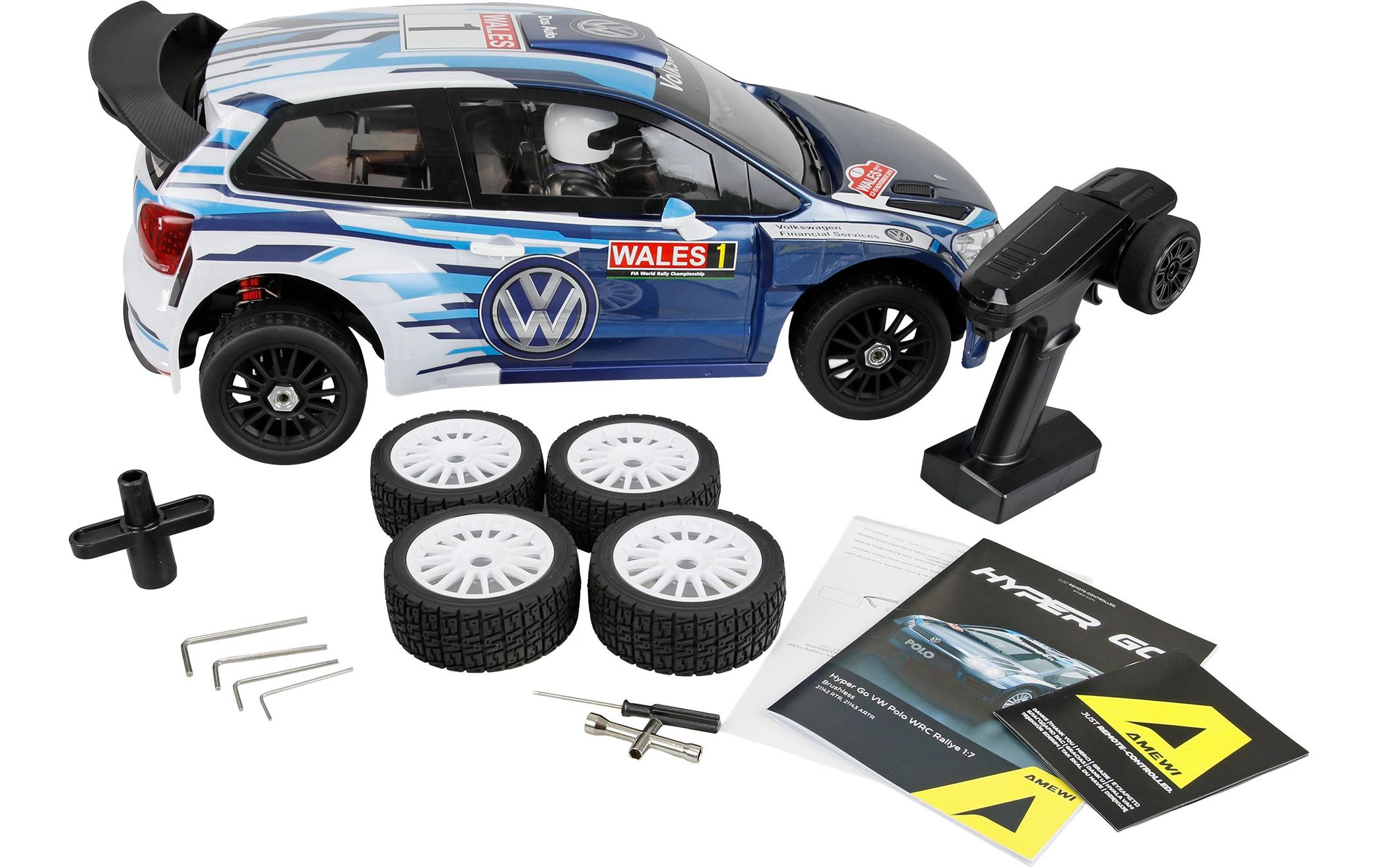 Amewi Rally Hyper Go VW Polo WRC 1:7 ARTR Amewi Rally Hyper Go VW Polo WRC 1:7 ARTR