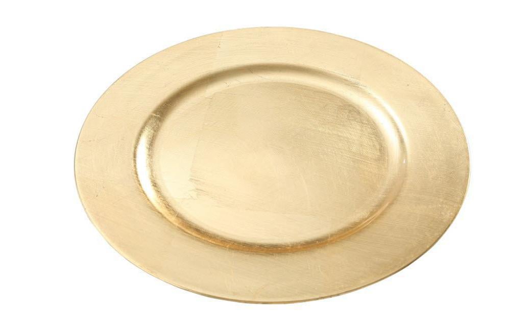 Boltze Weihnachtsteller Base 33 cm, Gold