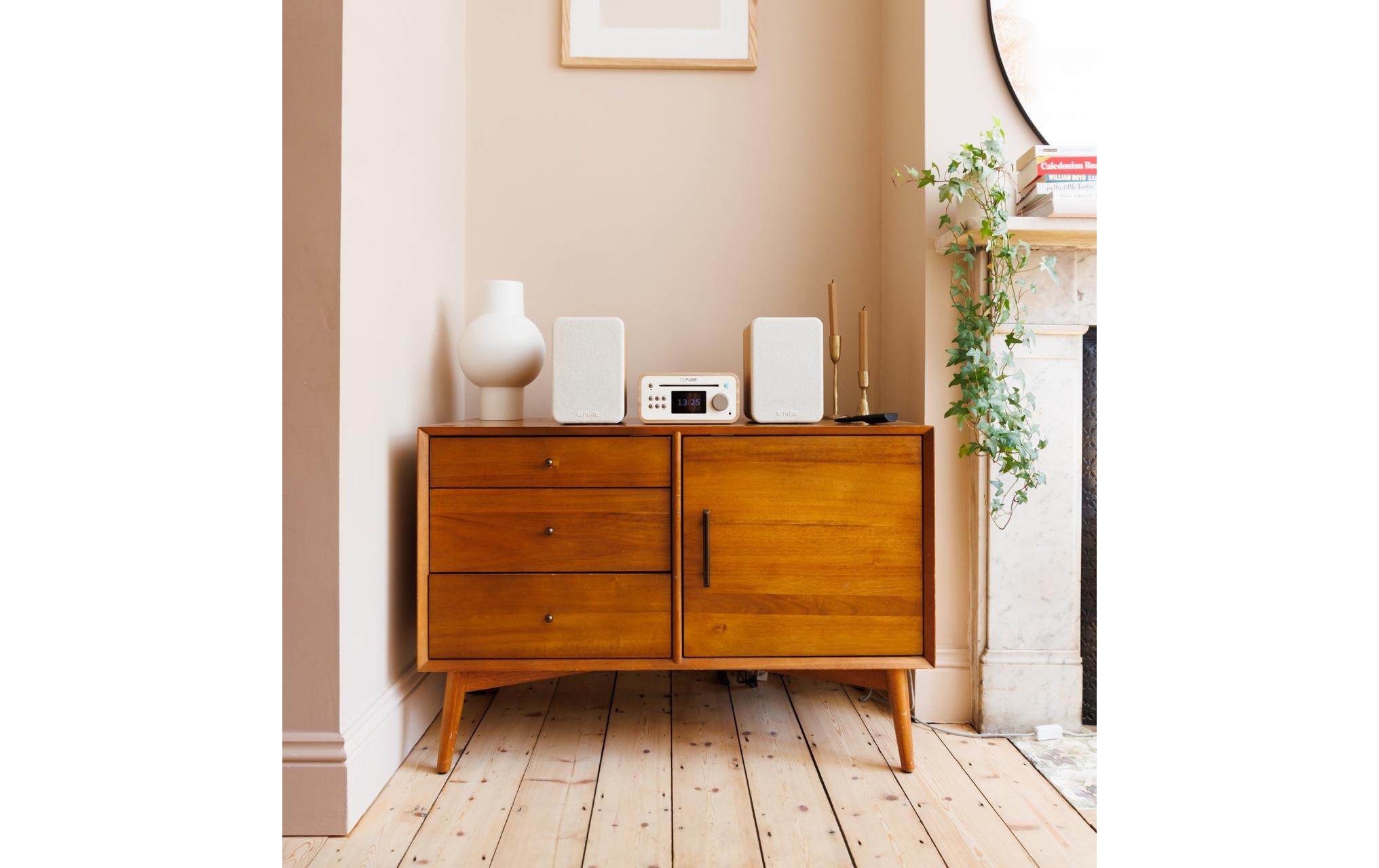 Pure Micro-HiFi Anlage Classic Stereo Mini Eiche