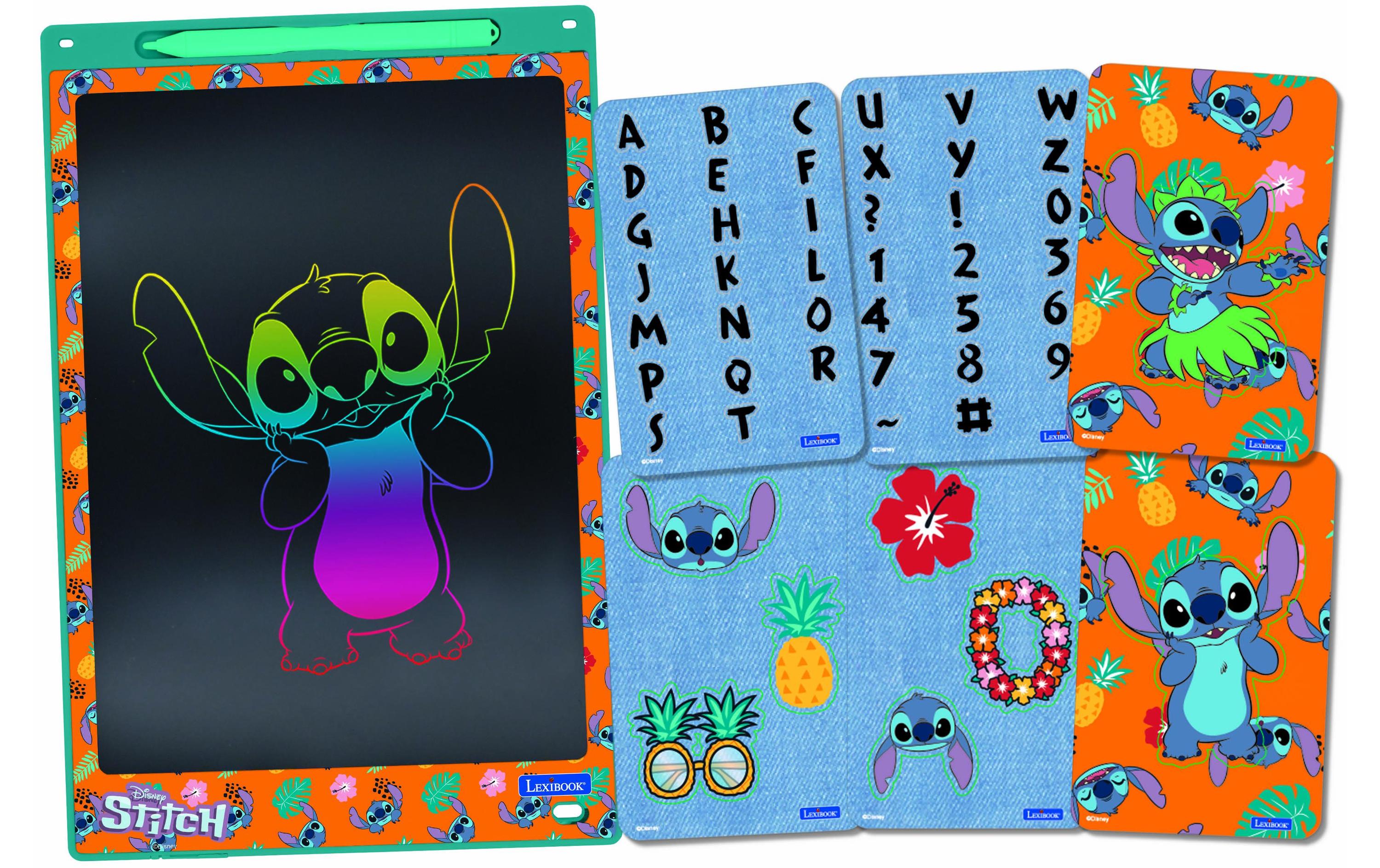 Lexibook Maltafel mit Stitch-Schablonen 28 cm