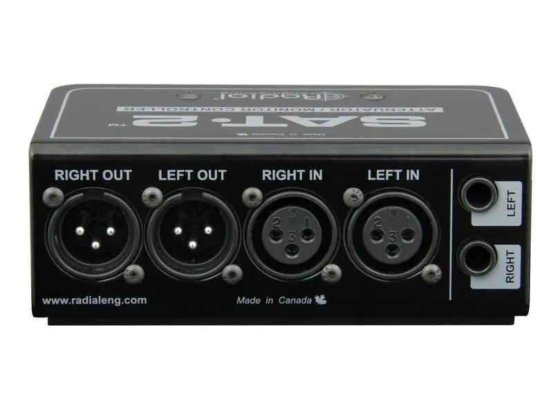 Radial SAT-2 Passiver Stereo-Signalabschwächer und Monitorcontroller