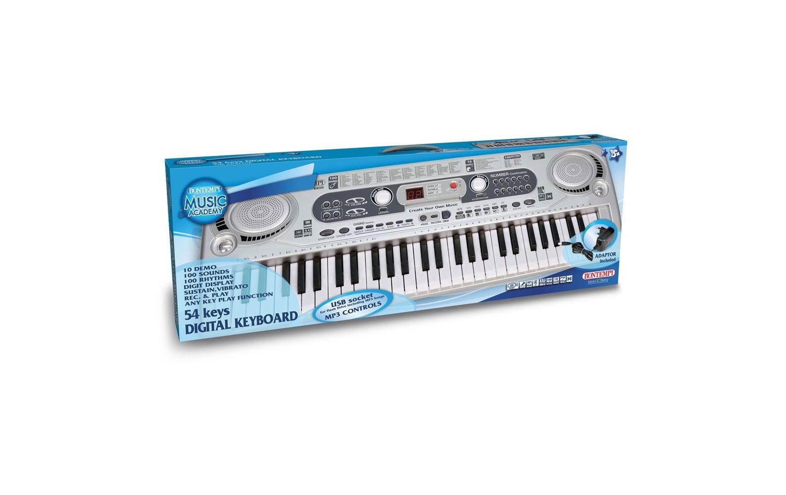 Bontempi Digitales Keyboard mit 54 Tasten