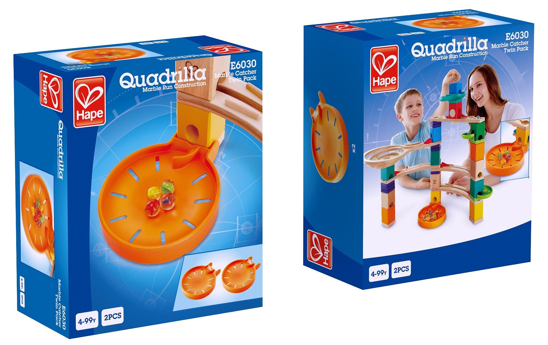 Hape Kugelbahn Zubehör Quadrilla: Murmel-Stopp