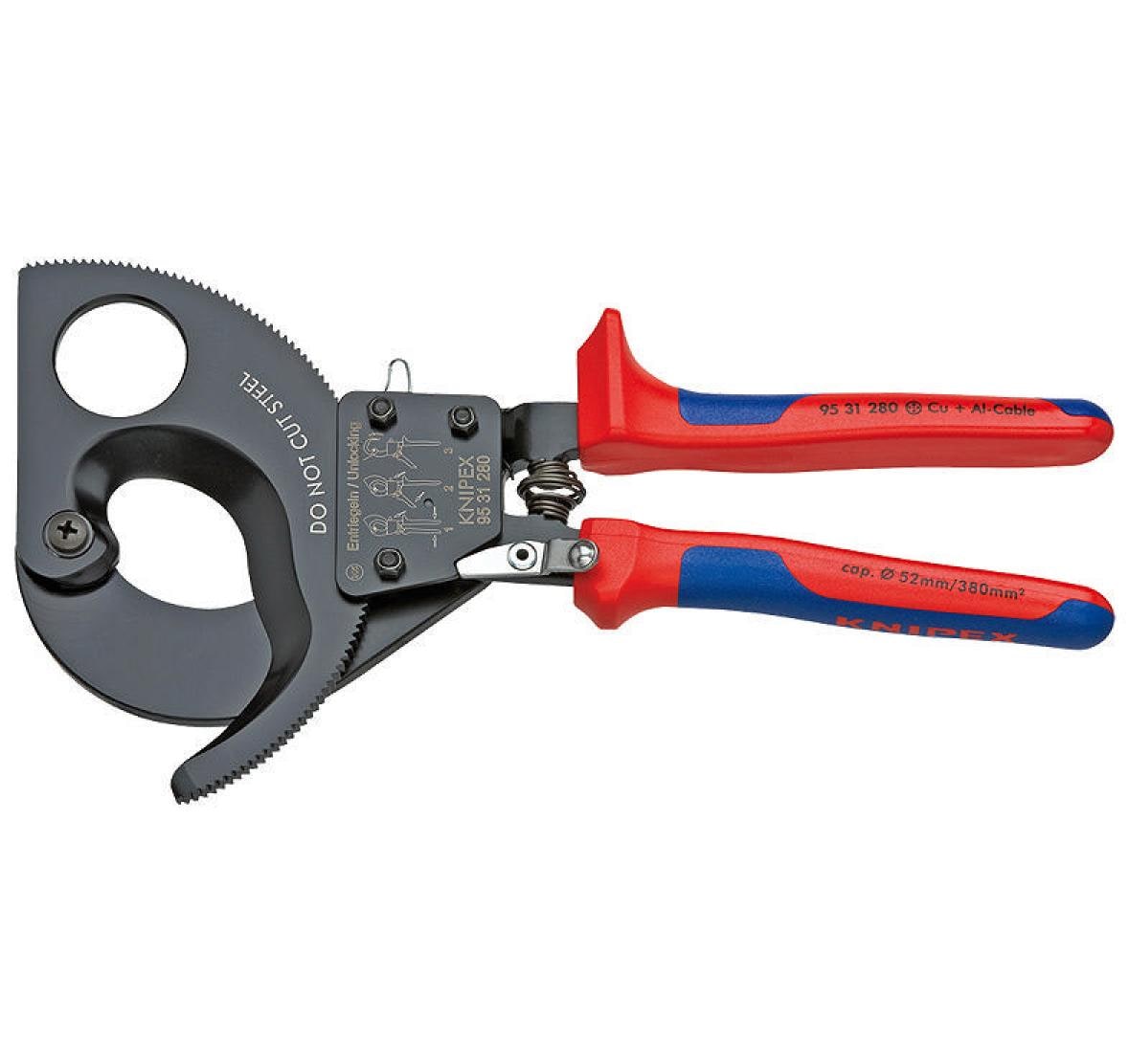 Knipex Kabelschneider 280 mm Ratschenprinzip