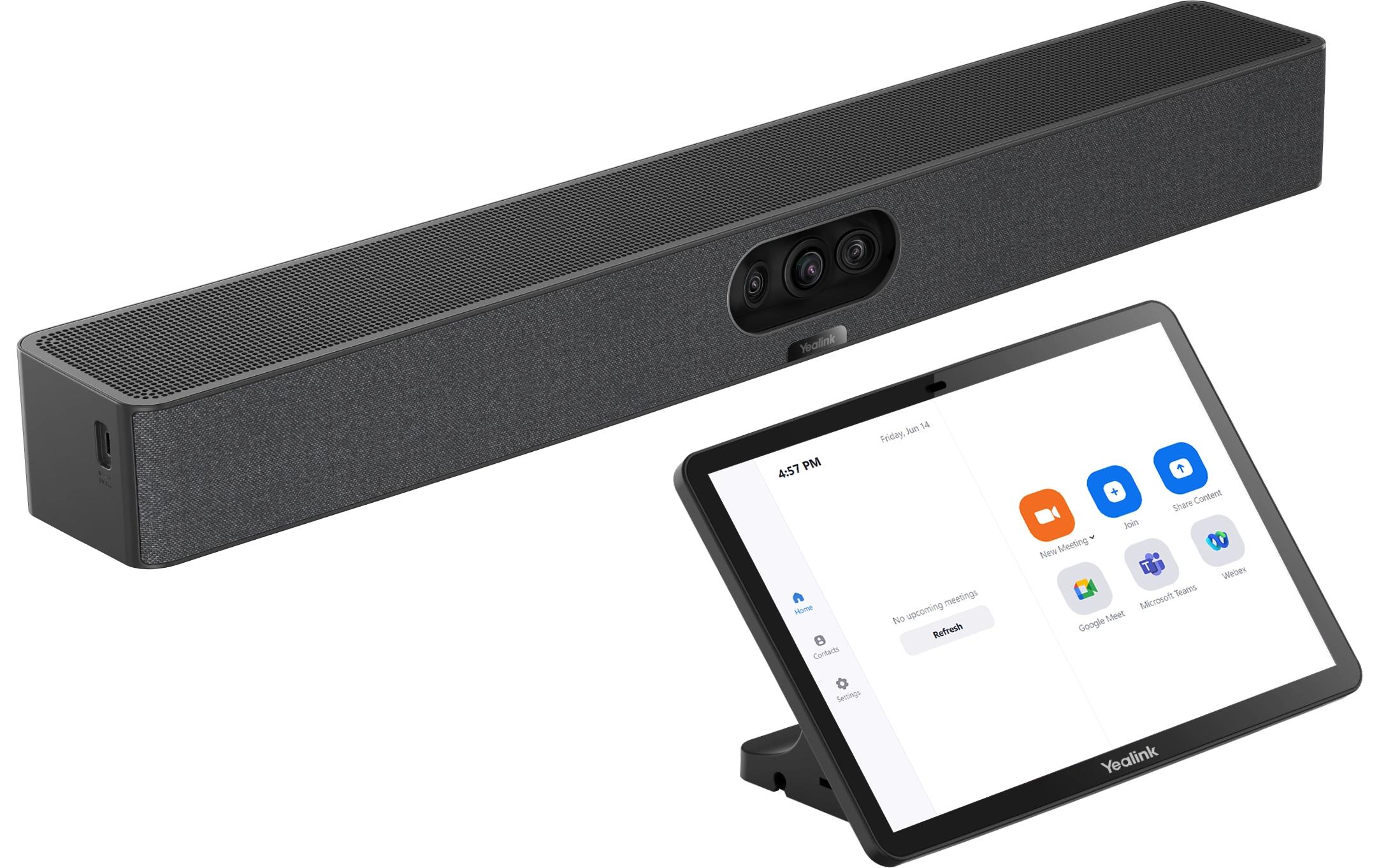 Yealink MeetingBar A25 inkl. CTP25 Touch Console Kit 4K 30 fps