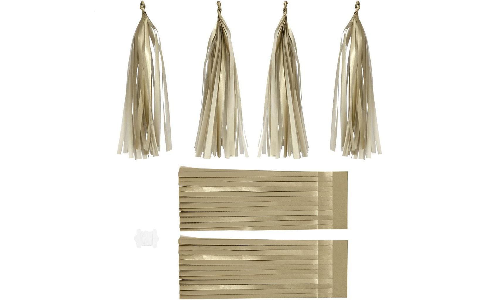 Creativ Company Quasten 12 x 35 cm 12 Stück, Gold Creativ Company Quasten 12 x 35 cm 12 Stück, Gold