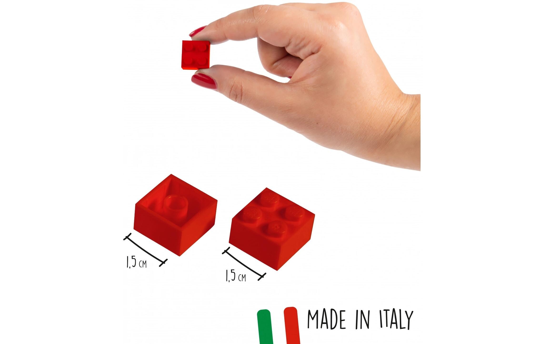 BLOX Bausteine 100 rote 4er Steine