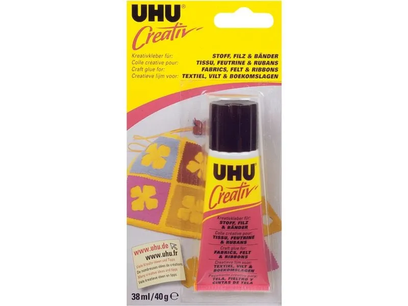 UHU Bastelkleber Stoff und Filz 38 ml