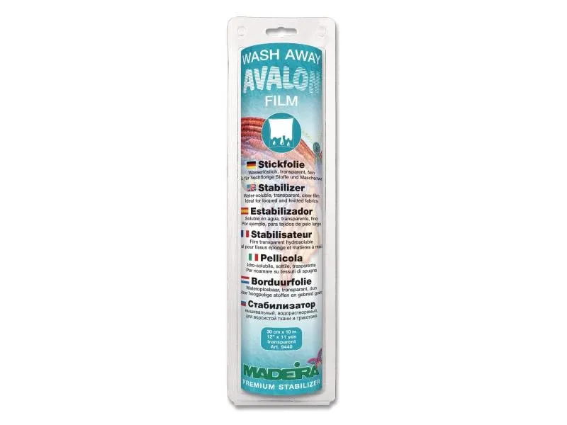 Madeira Stickfolie Wash Aways Avalon Film 1 Stück Madeira Stickfolie Wash Aways Avalon Film 1 Stück