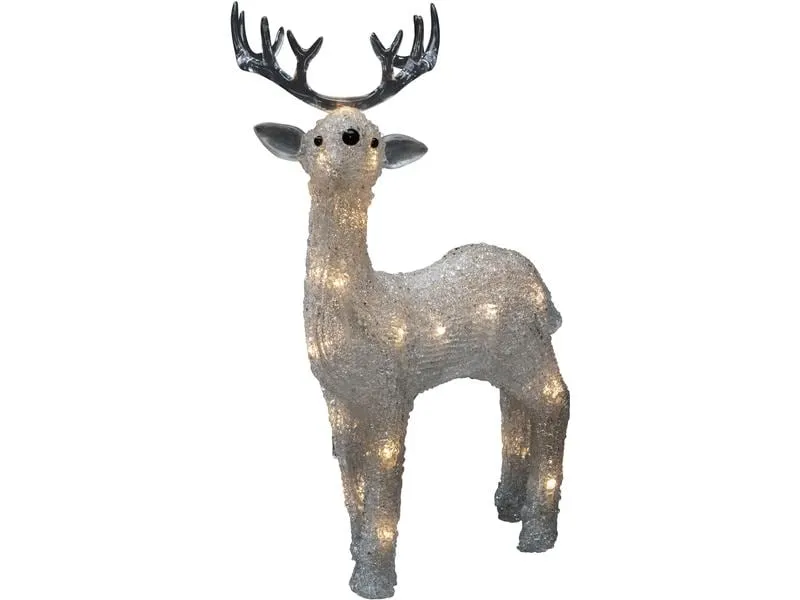 Konstsmide LED-Figur Acryl Rentier, 31.5 cm, Klar Konstsmide LED-Figur Acryl Rentier, 31.5 cm, Klar