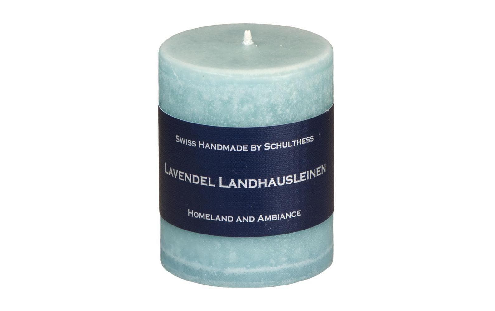 Schulthess Kerzen Duftkerze Lavendel Landhausleinen 8 cm