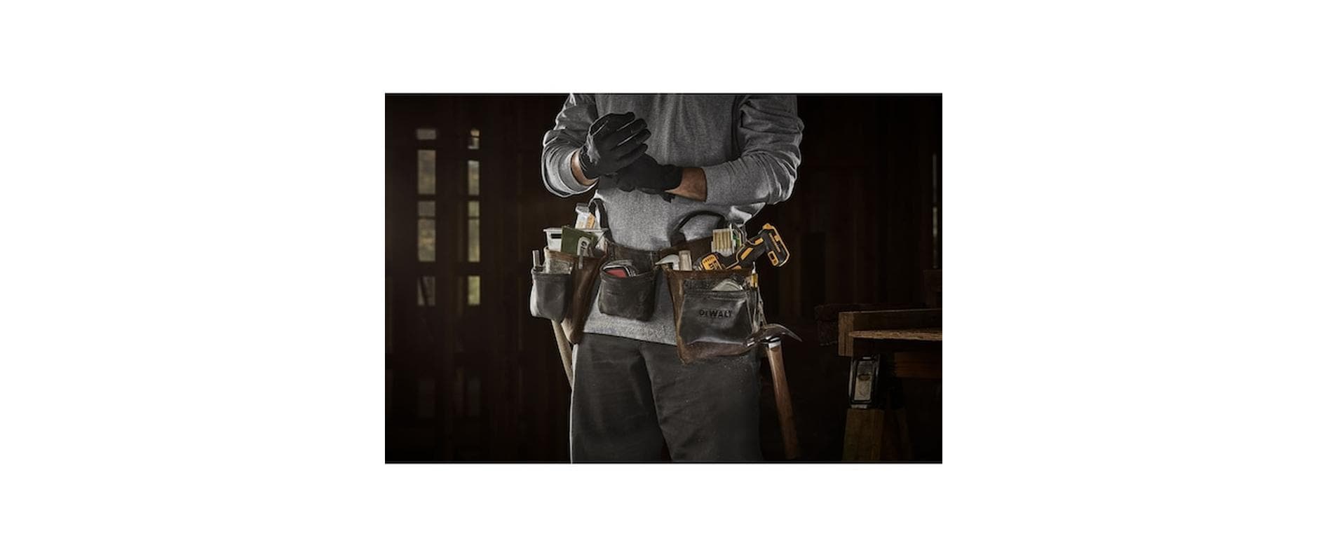 DEWALT Nageltasche mit Gürtel