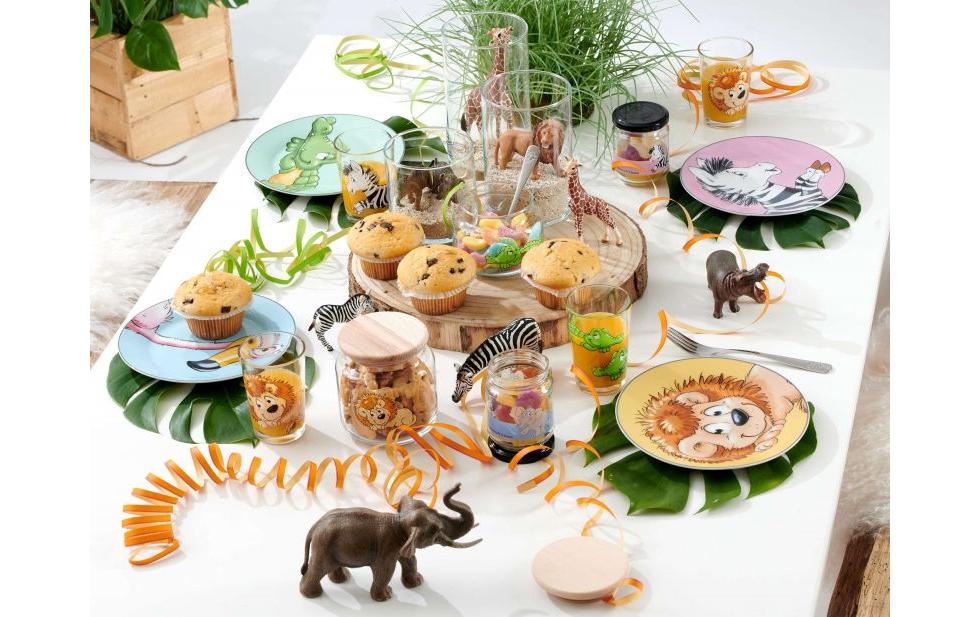 Ritzenhoff & Breker Kinderbesteckset Happy Zoo 4-teilig