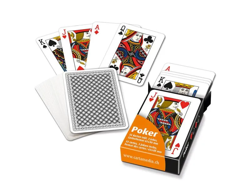 Carta.Media Poker Pokerkarten in Faltschachtel