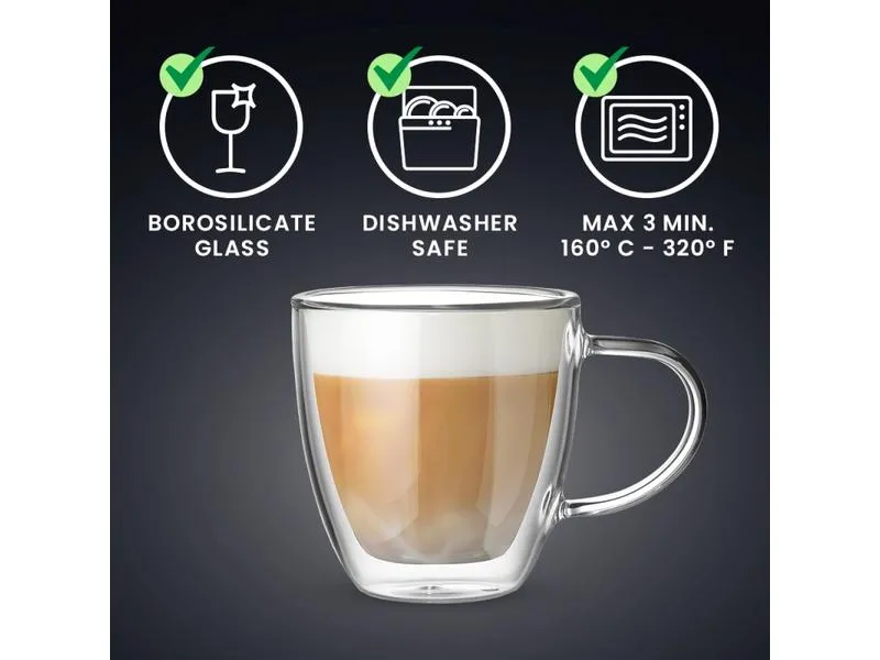 Bialetti Cappuccinotasse Capri 160 ml, 1 Stück, Transparent Bialetti Cappuccinotasse Capri 160 ml, 1 Stück, Transparent