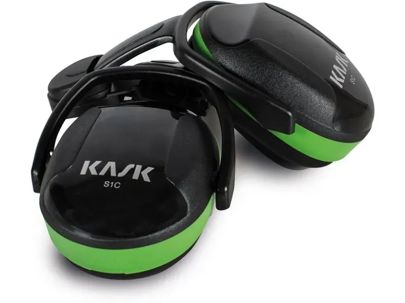 Kask Gehörschutz SC1 für Helmbefestigung Grün Schwarz Kask Gehörschutz SC1 für Helmbefestigung Grün Schwarz