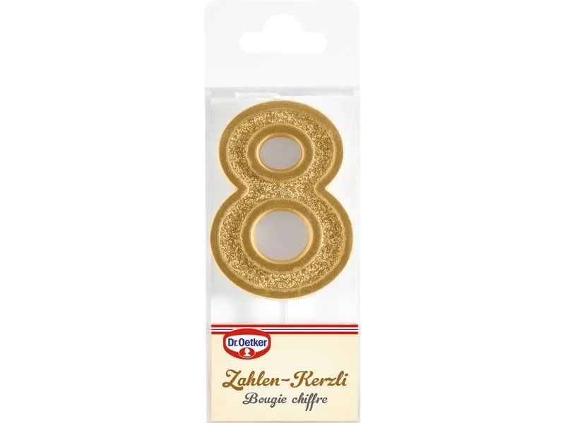Dr.Oetker Zahlenkerze 8 1 Stück Dr.Oetker Zahlenkerze 8 1 Stück
