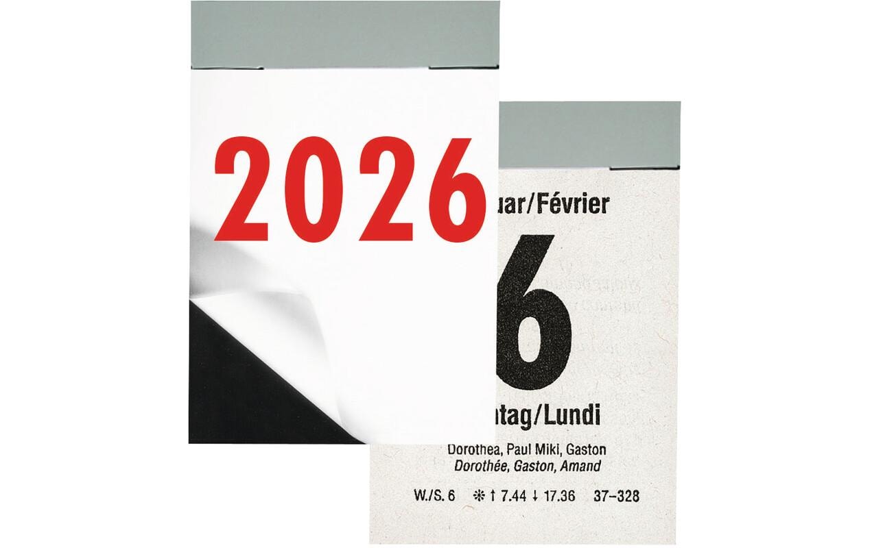 Biella Abreisskalender 4 x 5.9 cm, hoch, 390 Blatt Biella Abreisskalender 4 x 5.9 cm, hoch, 390 Blatt