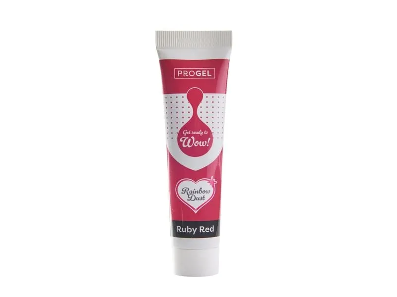 Rainbow Dust Lebensmittelfarben-Gel ProGel Rubinrot Rainbow Dust Lebensmittelfarben-Gel ProGel Rubinrot