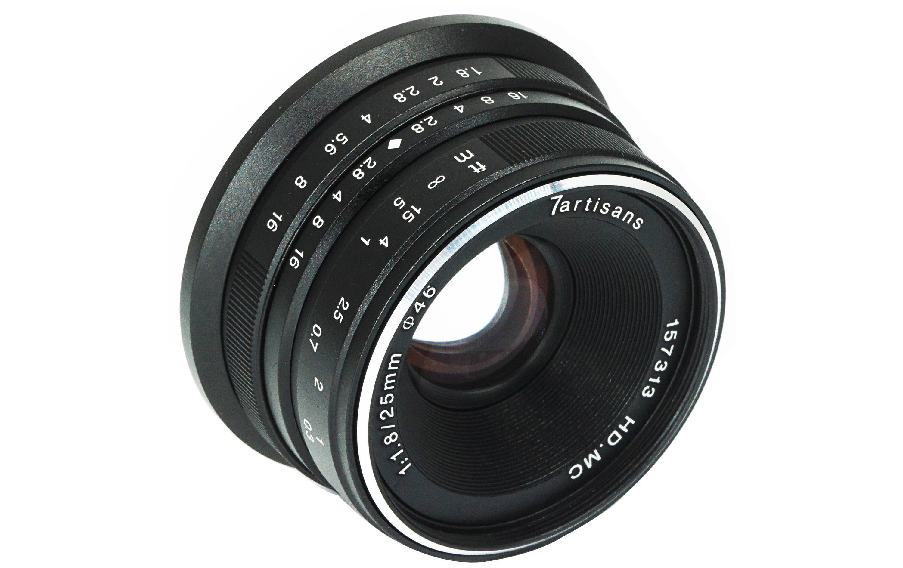 7Artisans Festbrennweite 25mm F/1.8 – Sony E-Mount