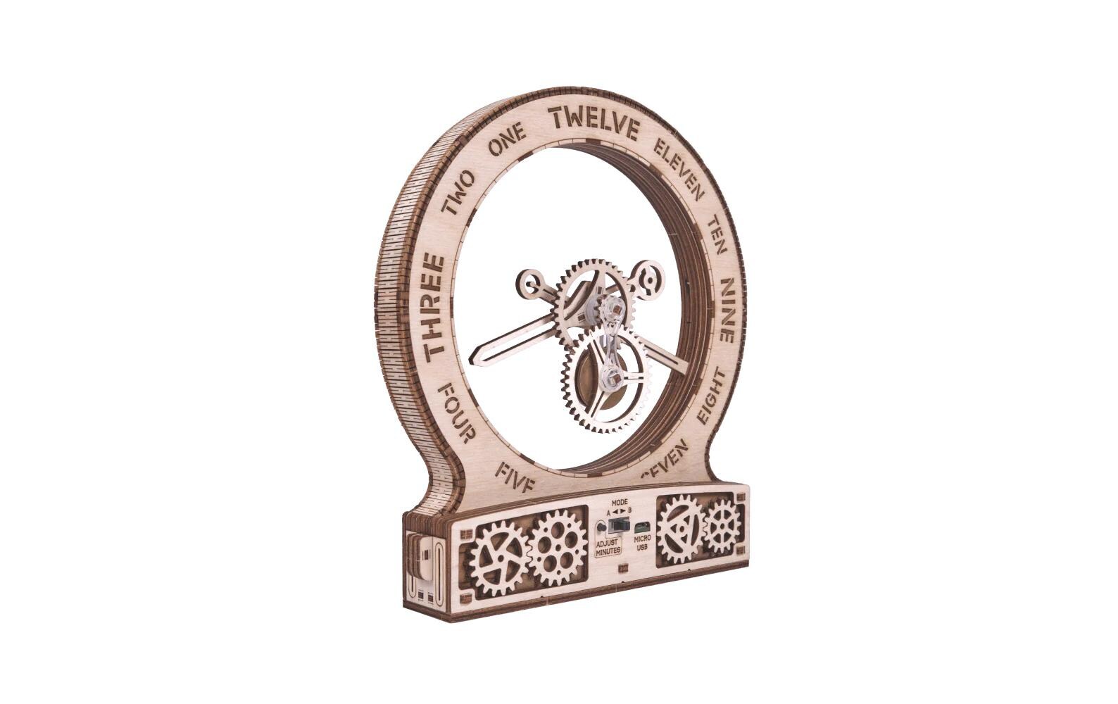 WoodTrick Bausatz Kinetic Clock: Modern