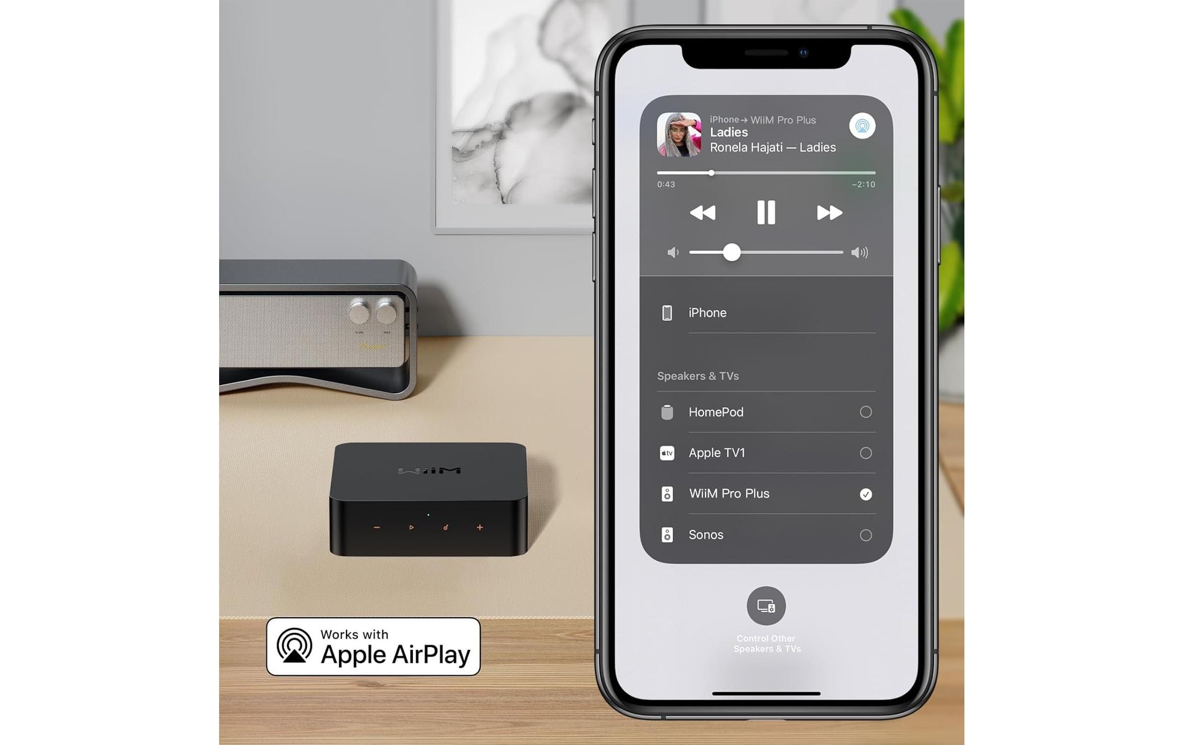 WiiM Netzwerk-Audioplayer Pro Plus Schwarz