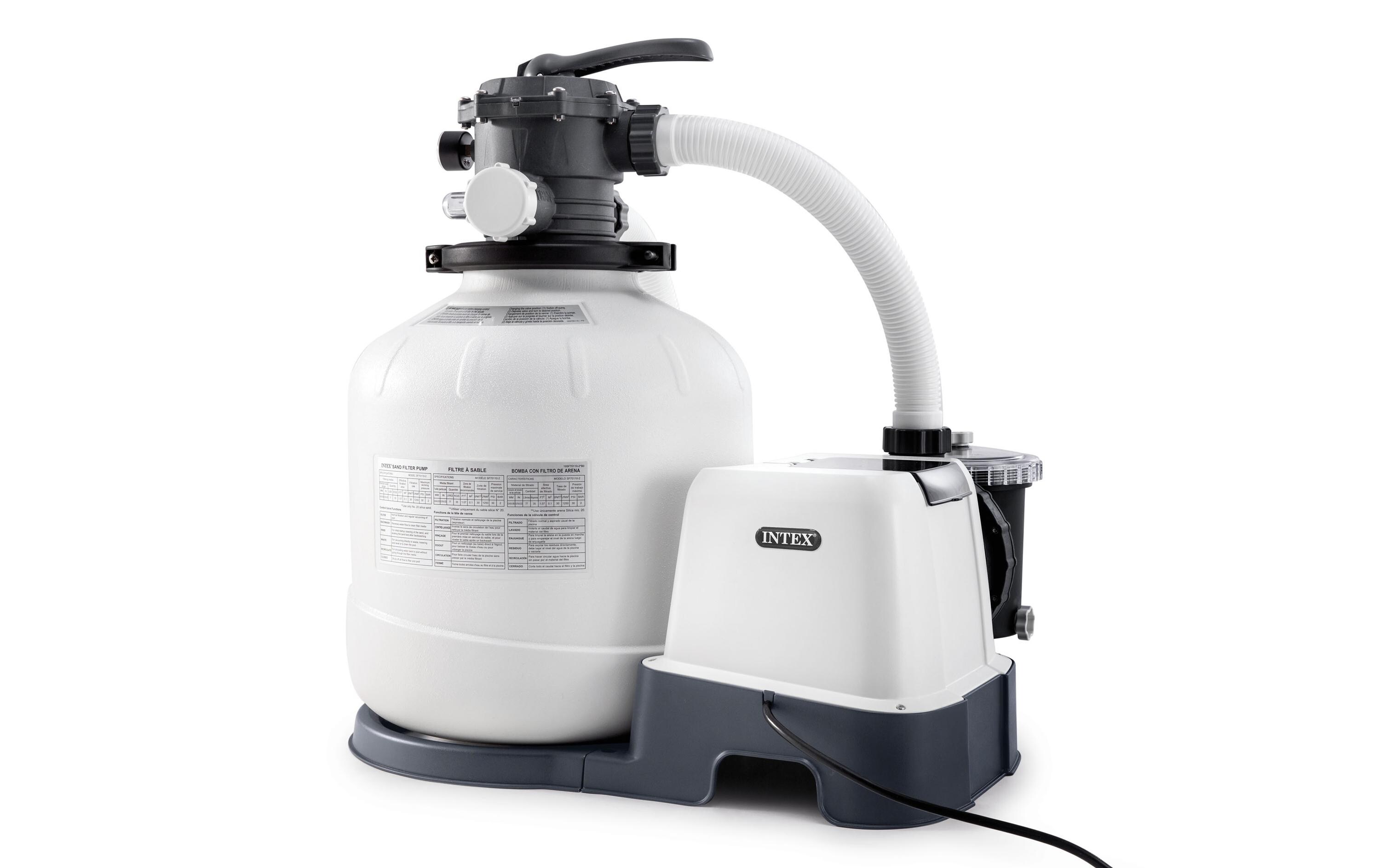 Intex Sandfilteranlage & Salzwassersystem, 10000 l/h Intex Sandfilteranlage & Salzwassersystem, 10000 l/h