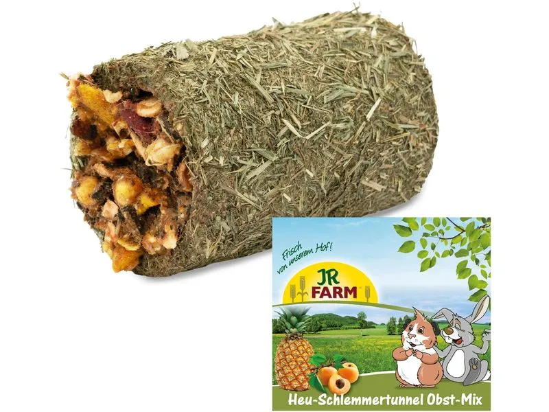 JR Farm Heu-Schlemmertunnel Obst-Mix 125 g JR Farm Heu-Schlemmertunnel Obst-Mix 125 g
