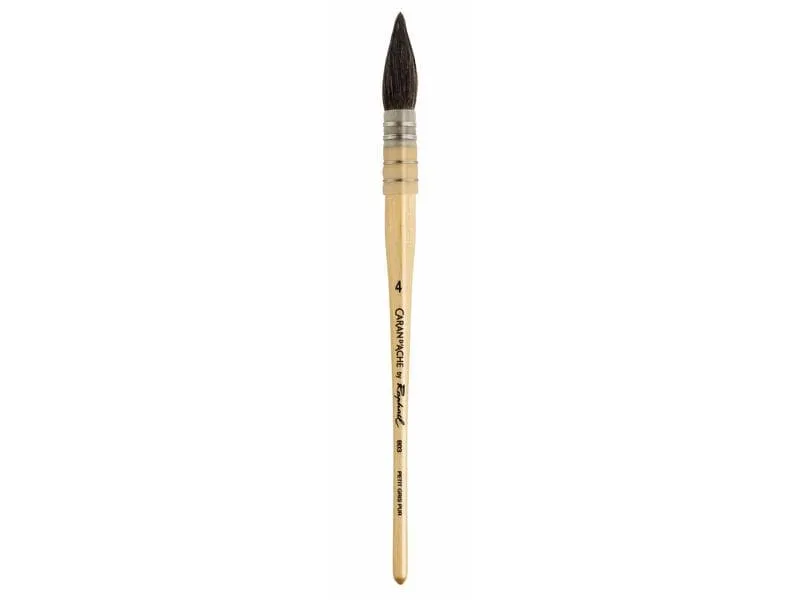 Caran d'Ache Aquarellpinsel Raphael «Petit Gris» Nr. 4, 1 Stück Caran d'Ache Aquarellpinsel Raphael «Petit Gris» Nr. 4, 1 Stück