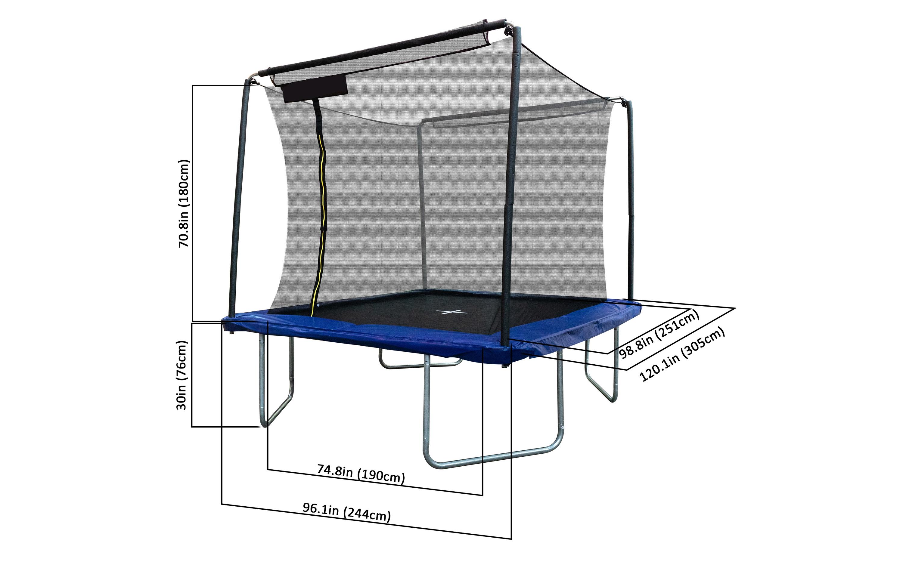 KOOR Trampolin Kuulma mit Leiter 244 cm