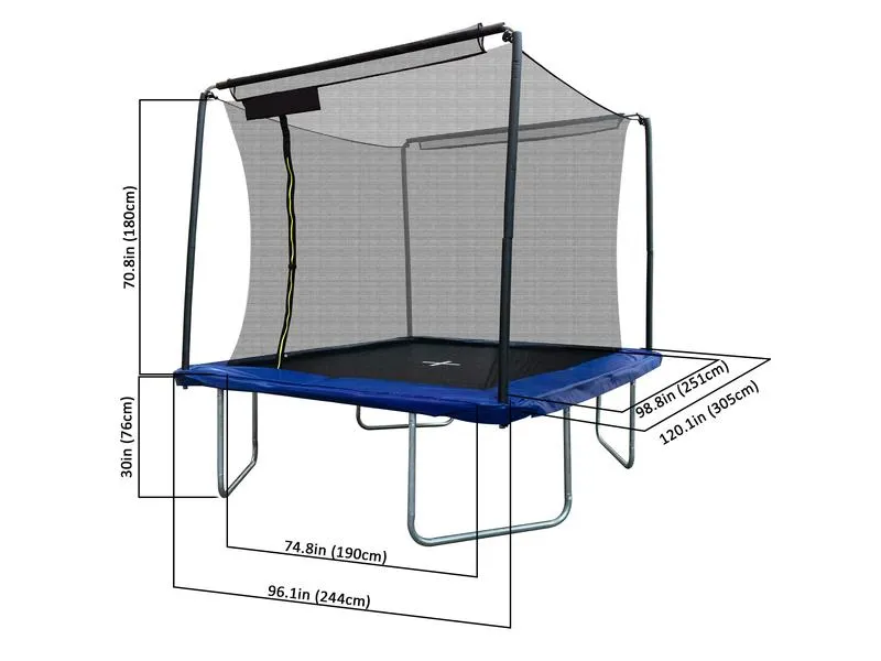 KOOR Trampolin Kuulma mit Leiter 244 cm