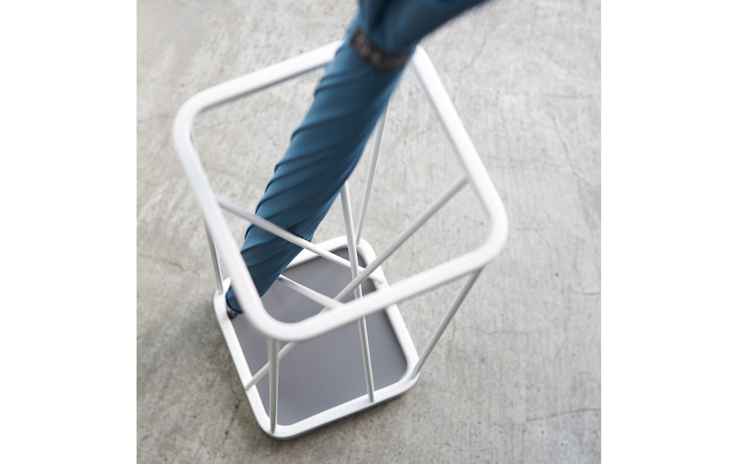 Yamazaki Schirmständer 17 x 45.5 cm, Weiss