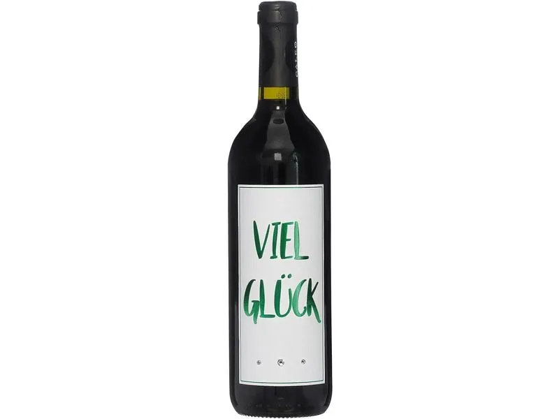Dreams and Fantasy Geschenkidee Rotwein Viel Glück Grün, 750 ml Dreams and Fantasy Geschenkidee Rotwein Viel Glück Grün, 750 ml