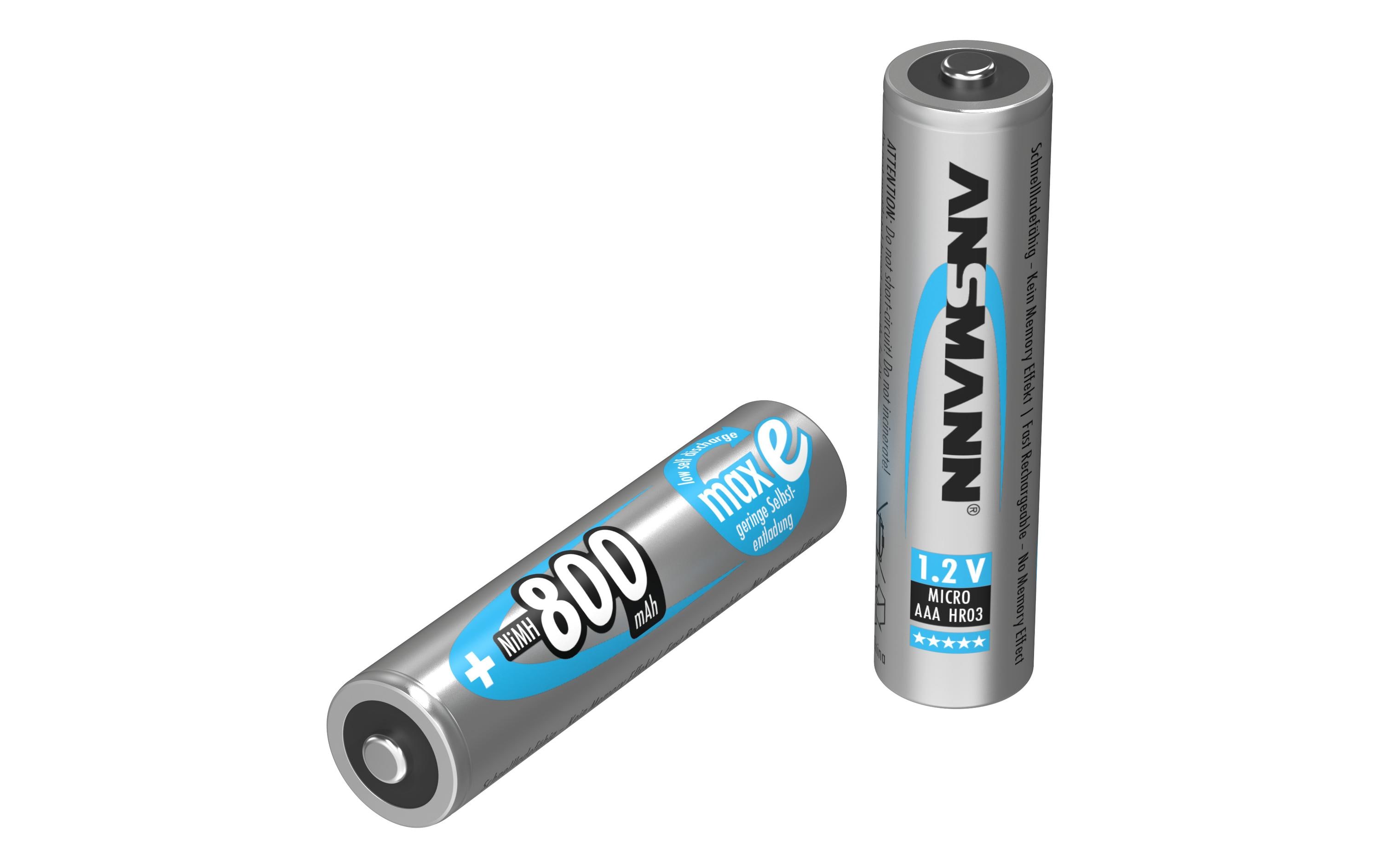 Ansmann Akku 2x AAA 800 mAh