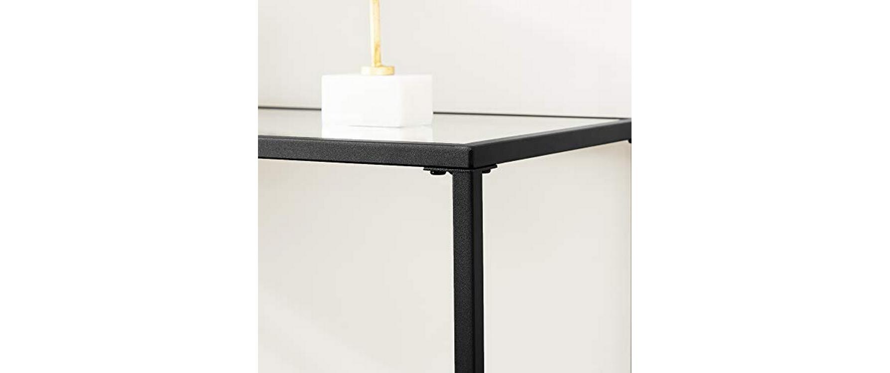 VASAGLE Konsolentisch 100 x 35 x 80 cm, Schwarz