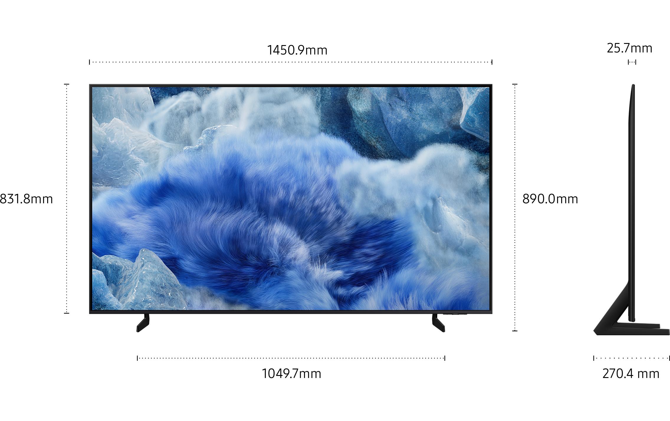 Samsung TV QE65Q8F 65'' Q8F QLED 4K AI TV, 2025