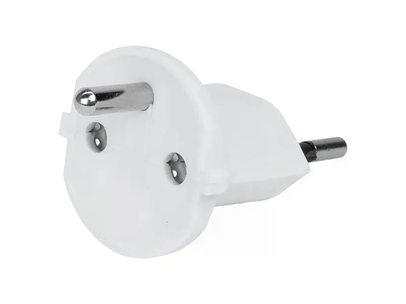 STEFFEN Fixadapter Deutschland CEE7/7 auf Schweiz T12 3-polig, Weiss