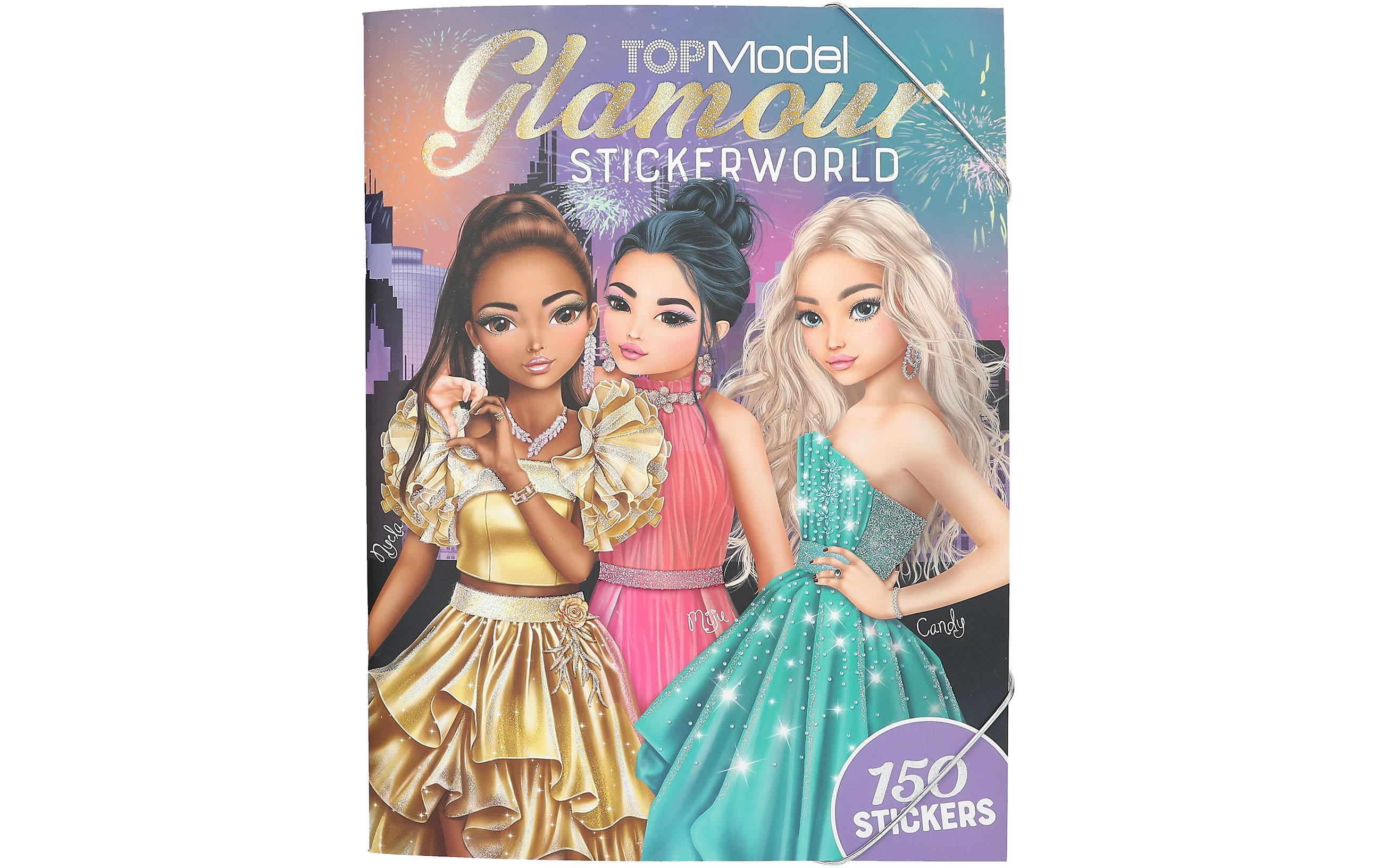 Topmodel Stickerbuch Glamour Top Model 20 Seiten, 6 Seiten Sticker
