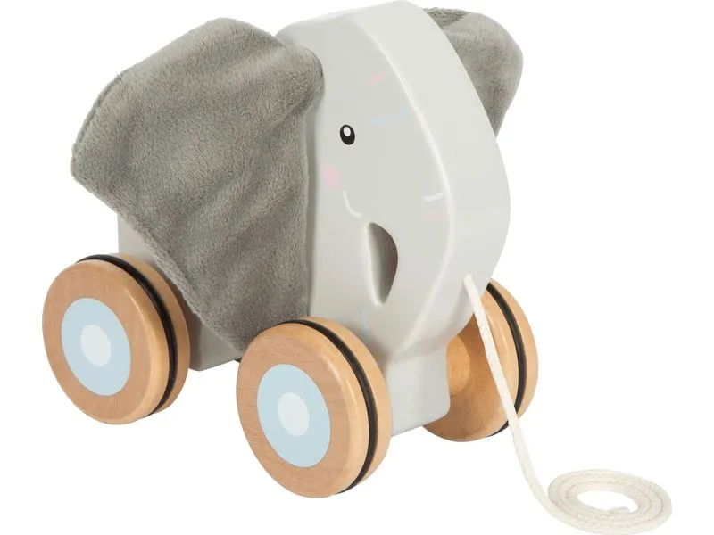 small foot Nachziehspielzeug Nachziehtier Elefant mit Knisterohren small foot Nachziehspielzeug Nachziehtier Elefant mit Knisterohren