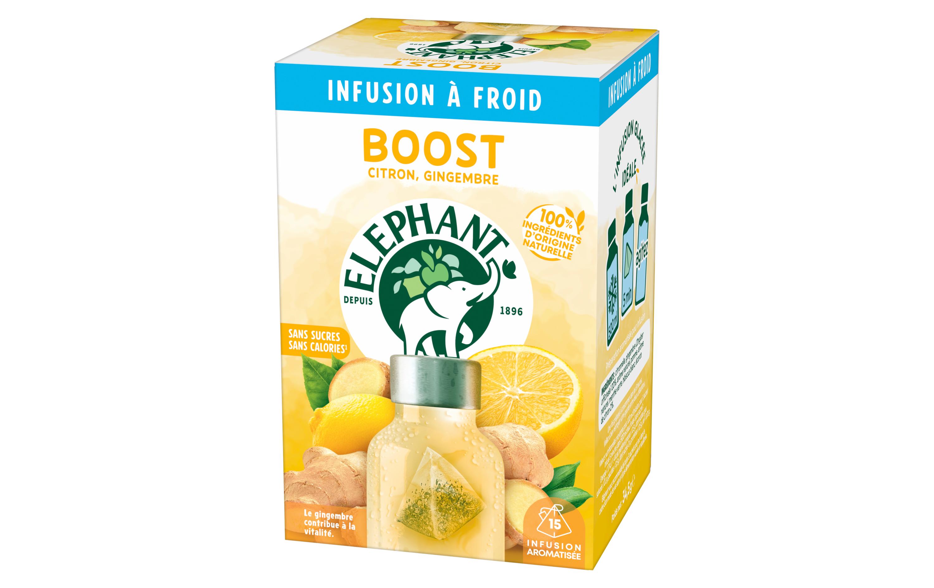 Eléphant Teebeutel Cold Infusion a Froid Boost 20 Stück
