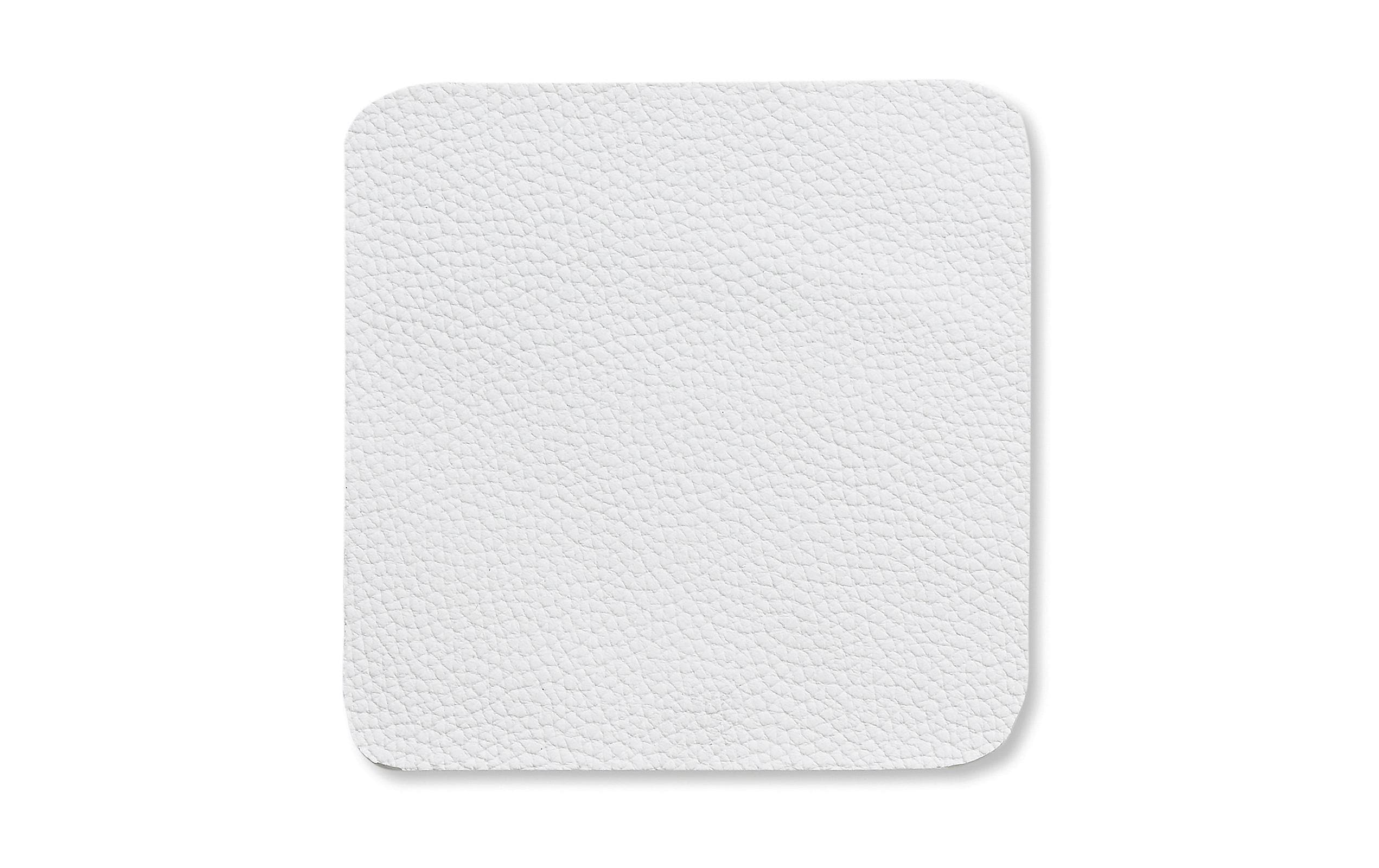 Kela Glasuntersetzer Kimara 10 x 10 cm, 4 Stück, Weiss