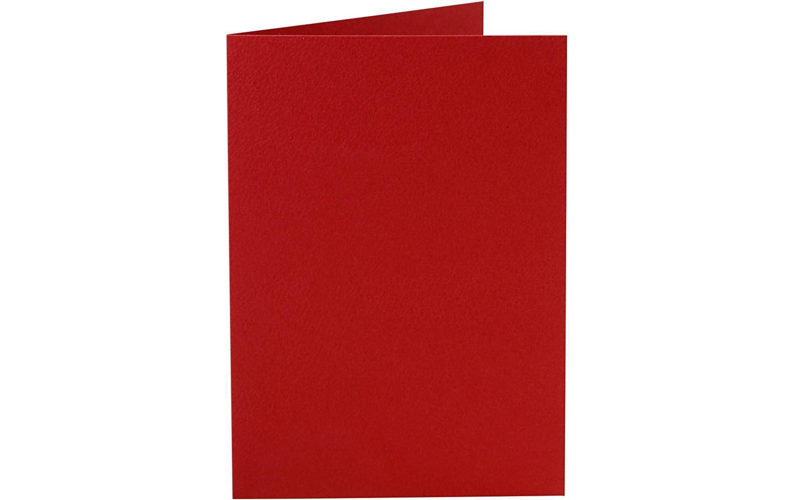 Creativ Company Blankokarte 10.5 x 15 cm ohne Couvert, Rot Creativ Company Blankokarte 10.5 x 15 cm ohne Couvert, Rot