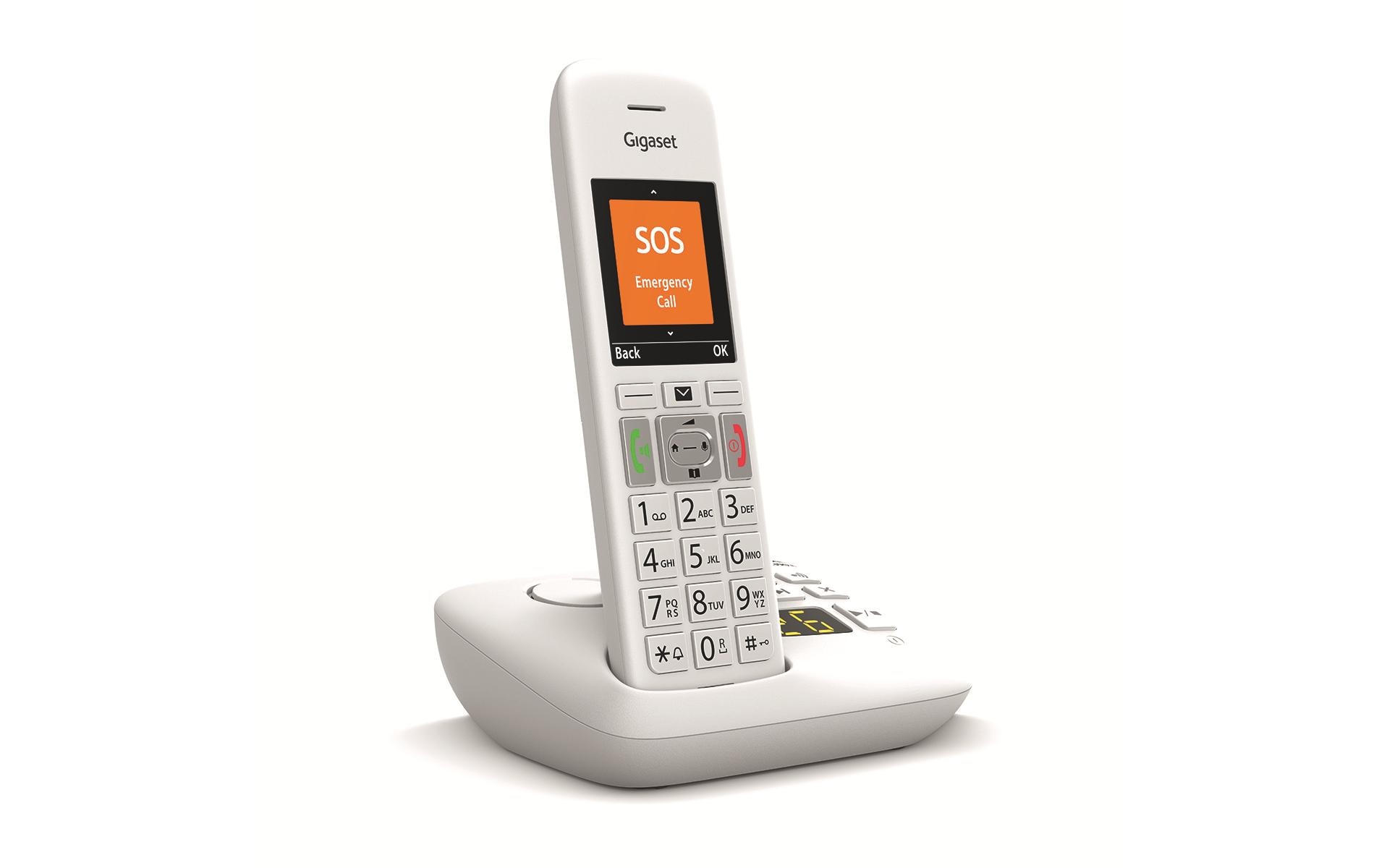 Gigaset Schnurlostelefon E390A weiss Gigaset Schnurlostelefon E390A weiss