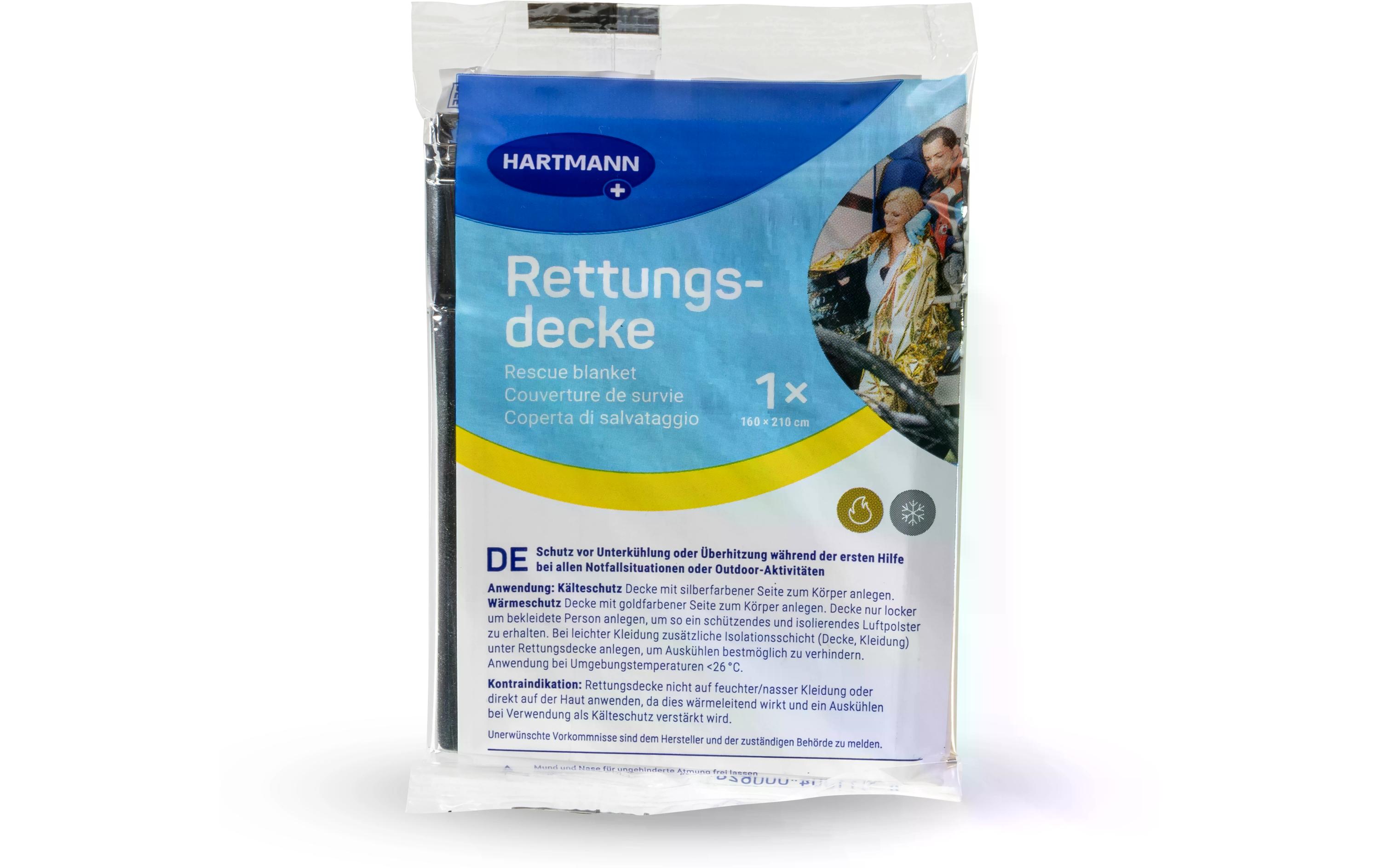 Hartmann Rettungsdecke 160 x 210 cm Hartmann Rettungsdecke 160 x 210 cm