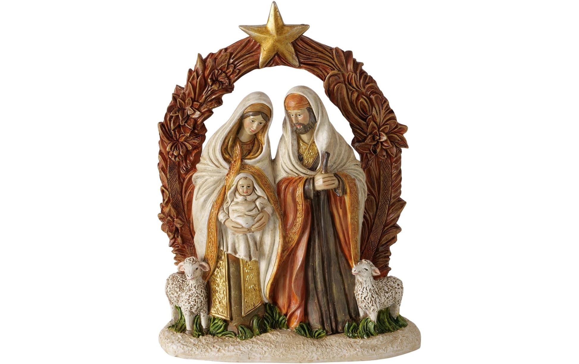Boltze Krippe Basilica Kunststoff, 18.5 x 24 cm