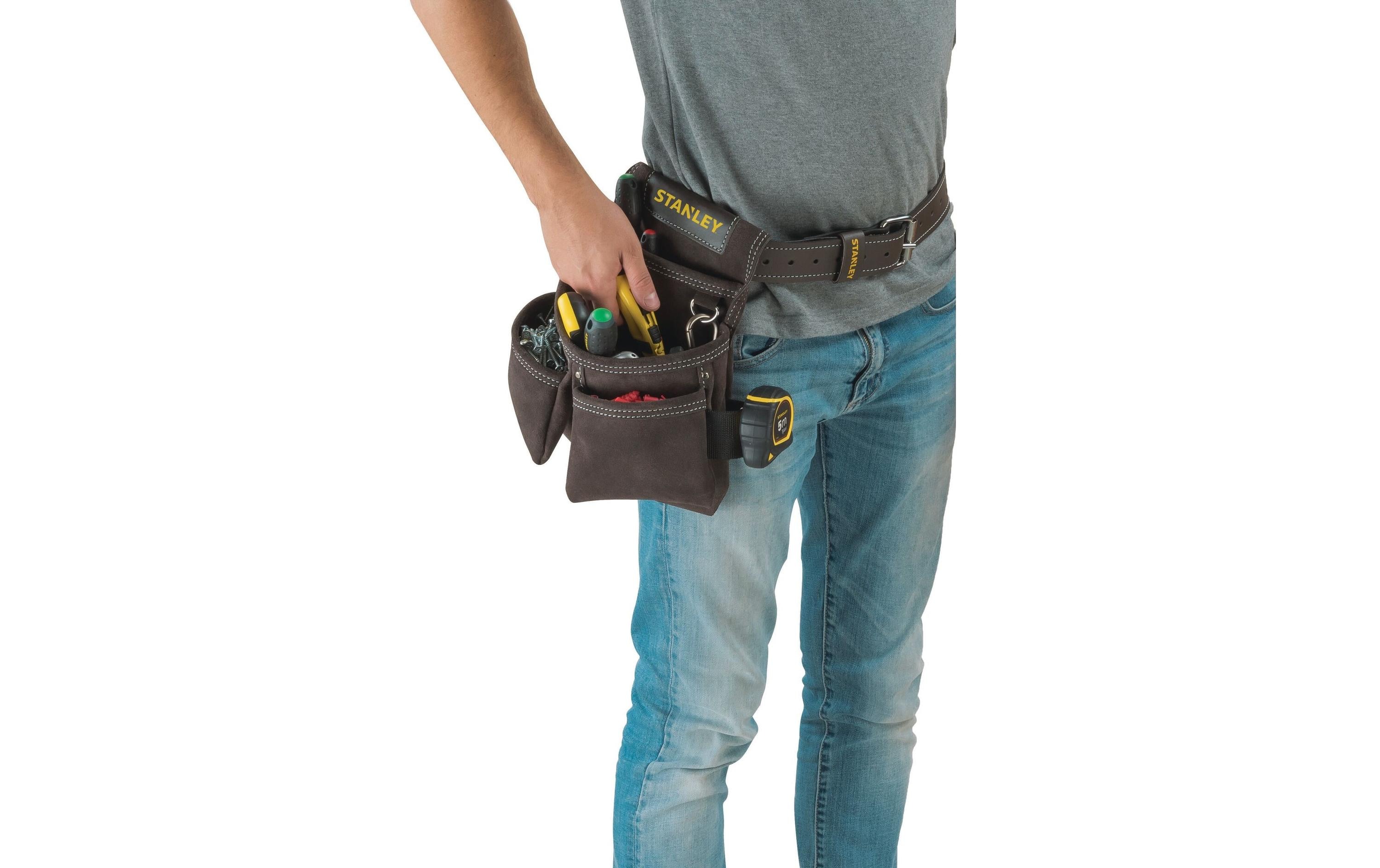 Stanley Gürteltasche Leder, doppelt Stanley Gürteltasche Leder, doppelt